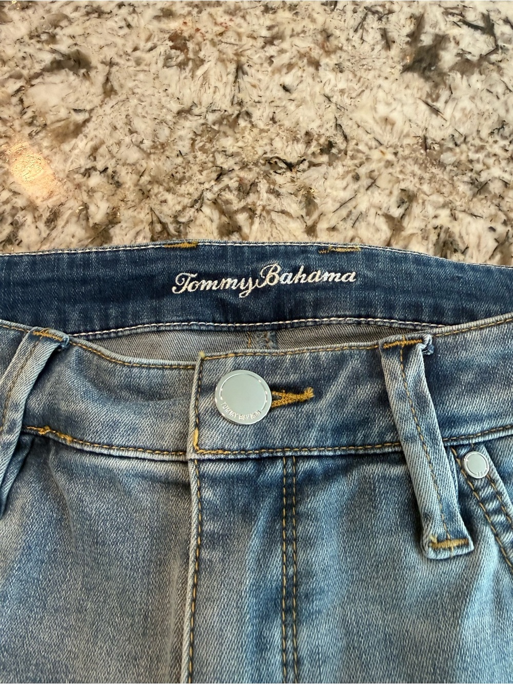 Tommy Bahama Women's Light Blue High-Rise Denim Jeans
